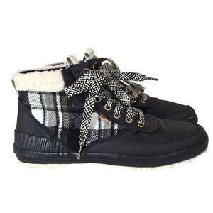 L Keds Scout Boot III Plaid Black Size 6.5 Winter Rain Boot Sneaker Outdoor Lace